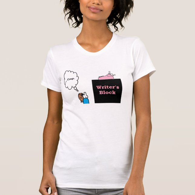 T-shirt Le bloc de l'auteur (Devant)