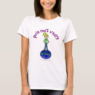 T-shirt Le Blonde règne sur le monde