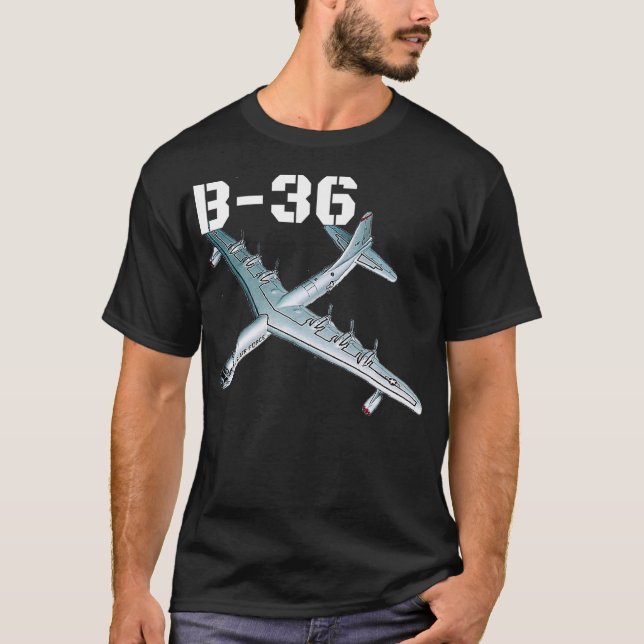 T-shirt Le bombardier Peacemaker Air Force de la B36 (Devant)