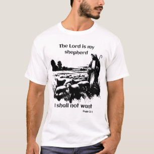T-shirt Le bon berger veille sur son troupeau.