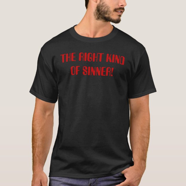 T-SHIRT LE BON GENRE DE SINNER ! (Devant)
