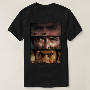 T-shirt Le Bon La Brute Le Truand Western Classique