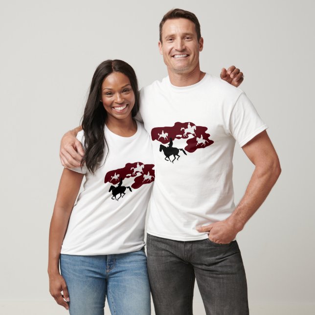 T-shirt Le bon le mauvais et le laid - Titre Chevaux (Unisexe)