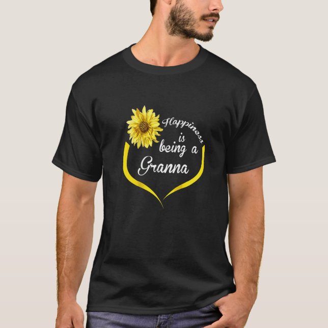 T-shirt Le Bonheur Des Femmes Granna Est D'Être Un Granna  (Devant)