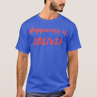 T-shirt Le bonheur en Bolivie