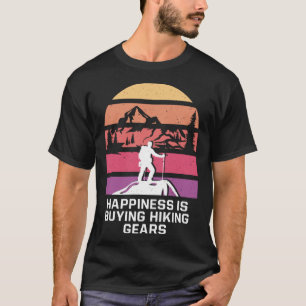 T-shirt Le Bonheur Est Acheter Randonnées Entraîneurs Hike