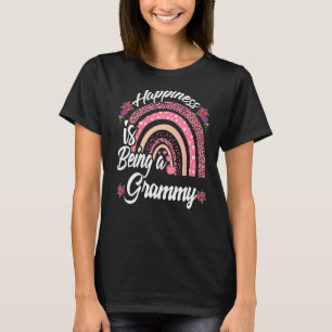 T-shirt Le Bonheur Est D'Être Un Grammy Mignonne Mère Arc-