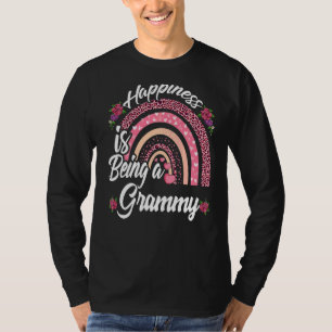T-shirt Le Bonheur Est D'Être Un Grammy Mignonne Mère Arc-