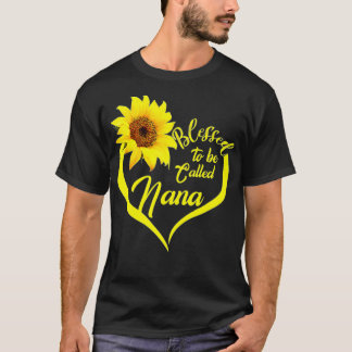T-shirt Le Bonheur Est D'Être Une Grand-Mère Du Tournesol