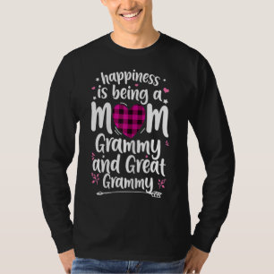 T-shirt Le Bonheur Est D'Être Une Mère Grand Grammy Femmes