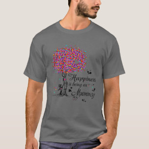 T-shirt Le bonheur est être une maman T mignonne Mère's Da