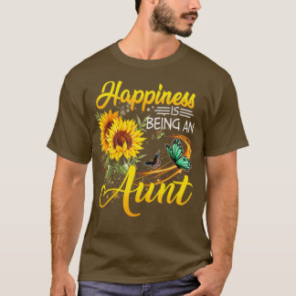 T-shirt Le Bonheur Est Être Une Tante