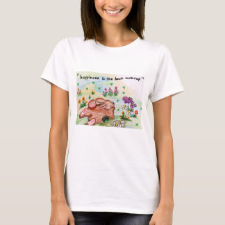 T-shirt "Le bonheur est le meilleur maquillage"