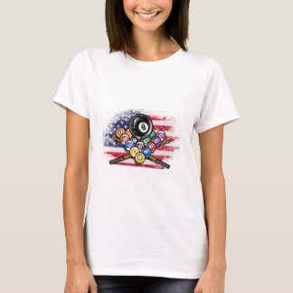 T-shirt Le Bonheur Est Un Rack Parfait I Pool Billard Play