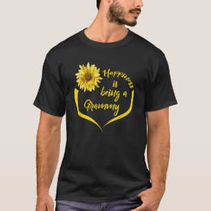 T-shirt Le Bonheur Grammy Cadeau Est Être Un T Chemise Gra