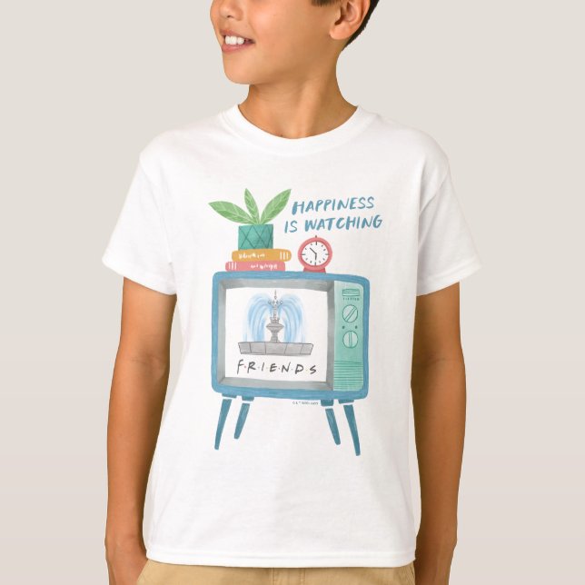T-shirt Le bonheur regarde AMIS™ (Devant)