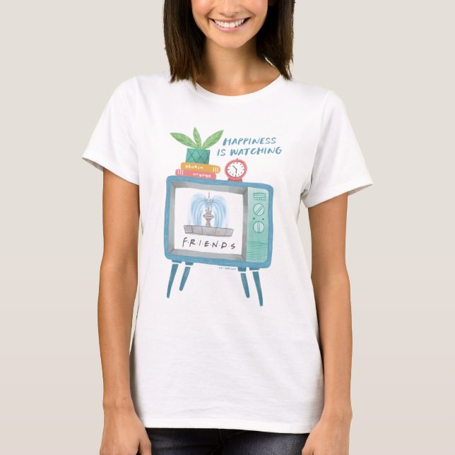 T-shirt Le bonheur regarde AMIS™ (Devant)
