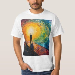 T-shirt Le bord de la dimension