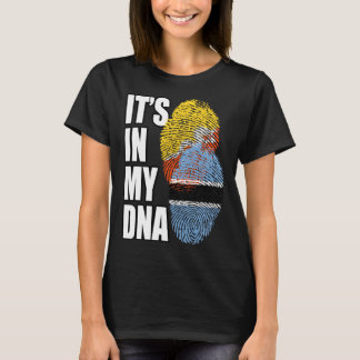 T-shirt Le Botswana Et Le Bhoutan Mélangent Le Patrimoine
