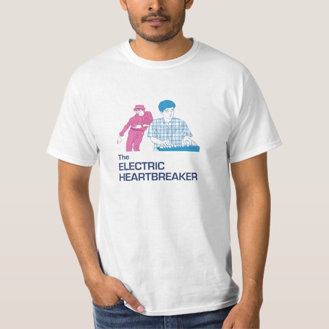 T-shirt Le bourreau des coeurs électrique Pink&Blue - (Devant)