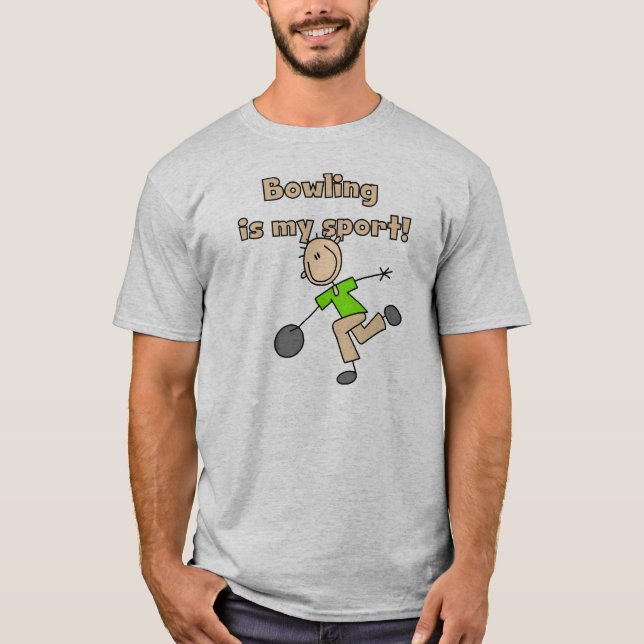 T-shirt Le bowling est mon sport (Devant)