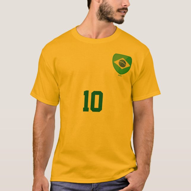 T-shirt Le Brésil 10 (Devant)