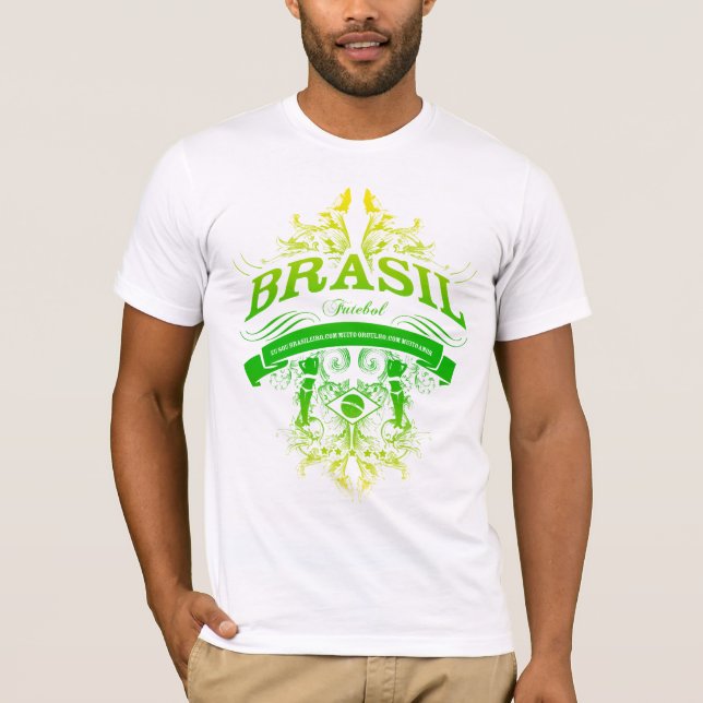 T-shirt Le BRÉSIL - le Brésil Futebol (Devant)