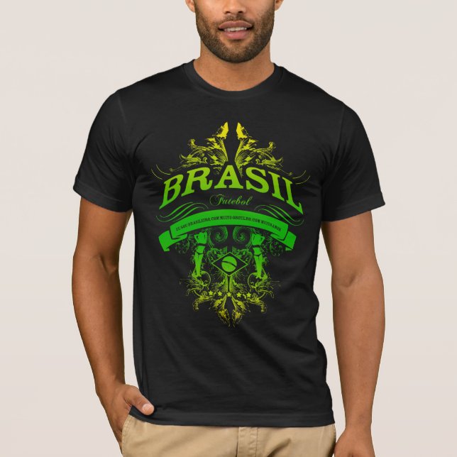 T-shirt Le BRÉSIL - le Brésil Futebol (Devant)