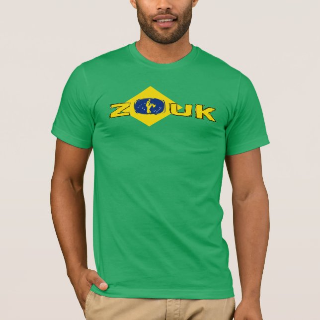 T-shirt Le Brésil zouk dance (Devant)