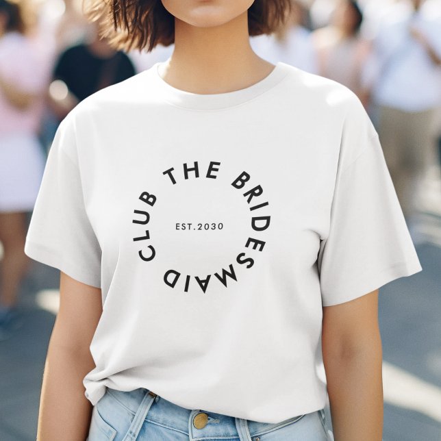 T-shirt Le Bridesmaid Club Bachelorette (Créateur téléchargé)