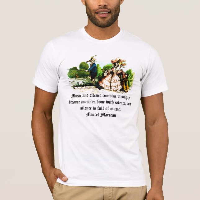 T-shirt Le bruit du silence (Devant)