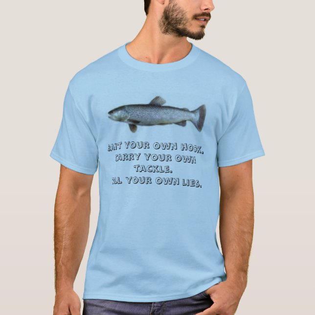 T-shirt le brun, amorcent votre propre crochet. Portez (Devant)