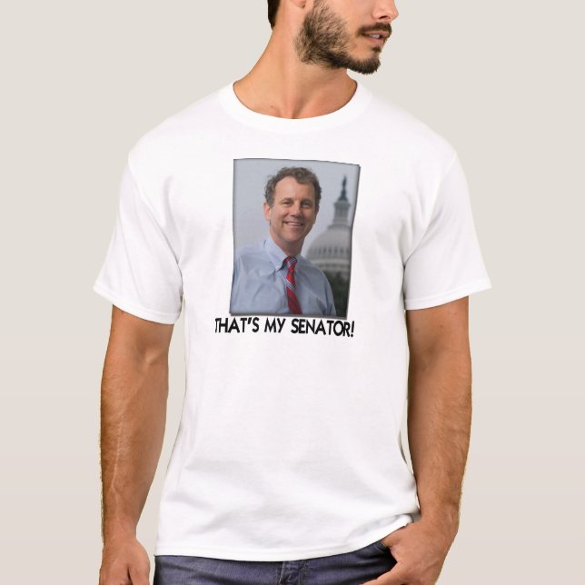 T-shirt Le brun de Sherrod, celui est mon sénateur ! (Devant)