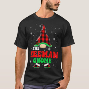 T-shirt Le Buffle De Famille Correspondant Plaid Le Meemaw