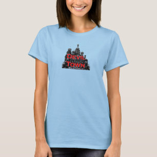 T-shirt Le burn-out adapté des femmes de ville de diable