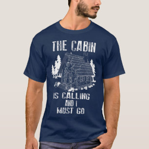 T-shirt Le Cabine Appelle Et Je Dois    Aller À L'Extérieu