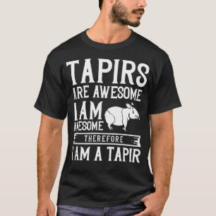 T-shirt Le cadeau Tapir Horse de Malaisie Baby Tapirus