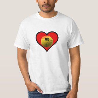T-SHIRT LE CÆ DE BALLE DE TENNIS DES COEURS !