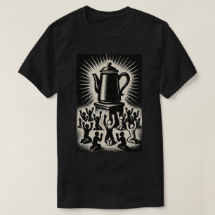 T-shirt Le café est ma religion – Adorez le café