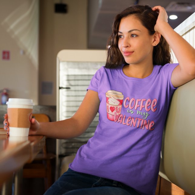 T-shirt Le Café Est Mon Amour Valentin Café Amusant (Créateur téléchargé)