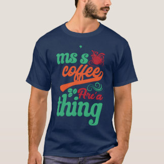 T-shirt le café est une chose mème du café garçon