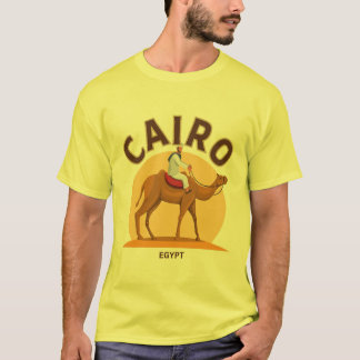 T-shirt Le Caire Egypte Pyramides T-Shirt, Sphinx Graphic 