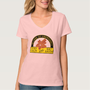 T-shirt Le calme drôle de séjour, mange la chemise de la