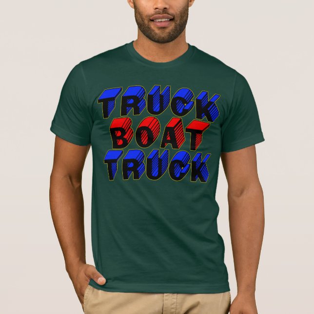 T-shirt Le Camion-Bateau-Camion (Devant)