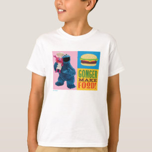 T-shirt Le camion de cuisine de Cookie Monster   Gonger pr