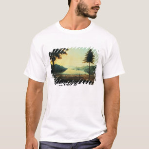 T-shirt Le campement au lac George, New York, 1759 (pétro