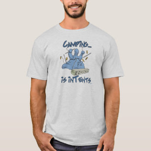 T-shirt Le camping est l'intention