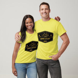 T-shirt Le Camping Est Mon Endroit Heureux