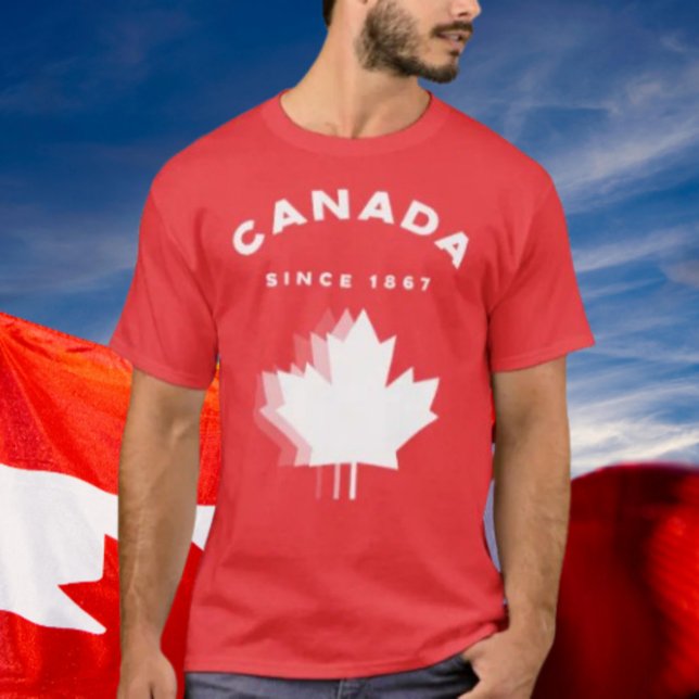 T-shirt Le Canada depuis 1867 (Créateur téléchargé)