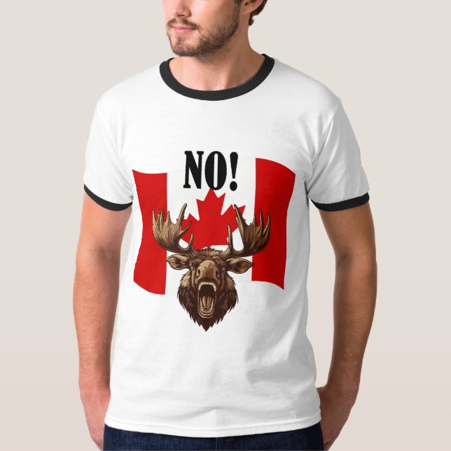 T-shirt Le Canada dit non (Devant)